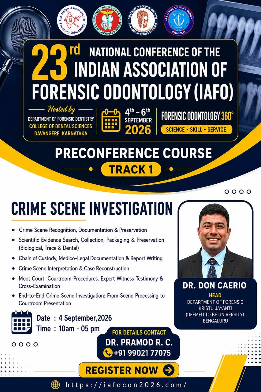 Track 1: Crime Scene Investigation