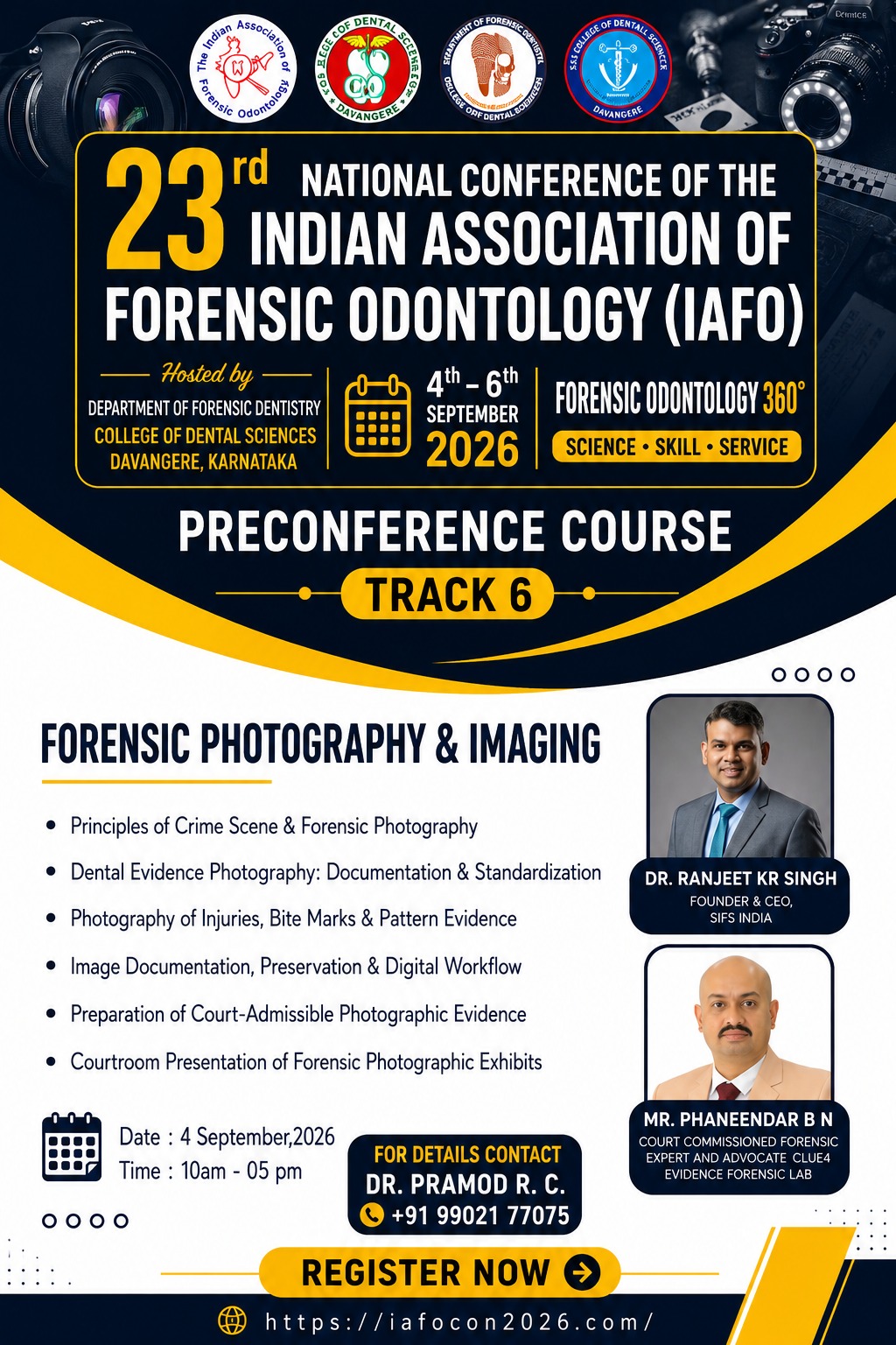 Track 6: Forensic Photography & Imaging